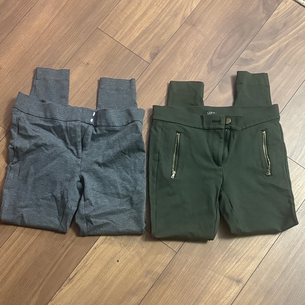 Loft Pants Bundle Gray ,Green